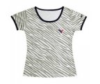 nike Houston Texans Bills Chest embroidered logo women Zebra str
