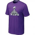 NFL Super Bowl XLVII Logo Purple T-Shirt