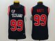 Men's NFL Houston Texans #99 J.J. Watt Nike Blue Player Name & Number Tank Top Limited Jersey