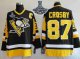 Mitchell&Ness Men Pittsburgh Penguins #87 Sidney Crosby Black 2017 Stanley Cup Finals Champions Stitched NHL Jersey