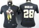 nike women nfl new orleans saints #28 ingram black jerseys [port