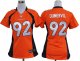 nike women nfl denver broncos #92 dumervil orange jerseys