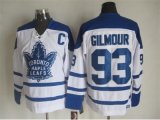 NHL Toronto Maple Leafs #93 Doug Gilmour white Throwback Fel Vis
