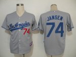MLB Jerseys Los Angeles Dodgers 74 Jansen Grey