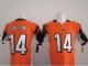nike nfl cincinnati bengals #14 dalton elite orange jerseys