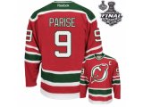 nhl new jersey devils #9 parise red and green [2012 stanley cup]