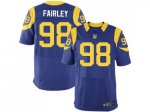 nike nfl st. louis rams #98 nick fairley royal blue alternate elite jerseys
