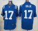 nike nfl indianapolis colts #17 collie blue jerseys [nike limite