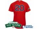mlb boston red sox #20 kevin youkilis red [cool base 100th anniv