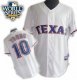 2010 World Series Patch Texas Rangers #10 Young white