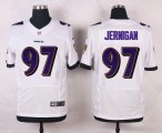 nike baltimore ravens #97 jernigan white elite jerseys