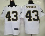 nike nfl new orleans saints #43 sproles elite white jerseys