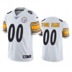 Pittsburgh Steelers Custom White 100th Season Vapor Limited Jersey