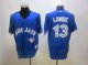 mlb jerseys toronto blue jays #13 lawrie blue[2012 new]