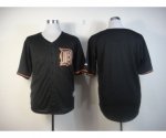 mlb detroit tigers blank black jerseys [fashion]