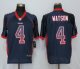 Men NFL Houston Texans #4 Deshaun Watson Nike Blue Drift Fashion Elite Jerseys