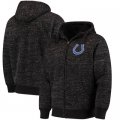 Football Indianapolis Colts G III Sports By Carl Banks Discovery Sherpa Full Zip Jacket Heathered Black