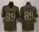 nike oakland raiders #89 cooper army green salute to service lim