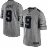 nike nfl dallas cowboys #9 tony romo gray gridiron gray limited jerseys