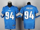 nike nfl detroit lions #94 ansah elite blue jerseys