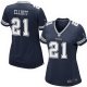 Women's Nike Dallas Cowboys #21 Ezekiel Elliott Navy Blue Limited NFL Jerseys