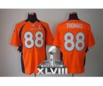 2014 super bowl xlviii denver broncos #88 thomas orange [Elite]