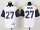 nike nfl st. louis rams #27 mason elite white jerseys