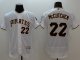 mlb pittsburgh pirates #22 andrew mccutchen majestic white flexbase authentic collection jerseys