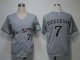 Baseball Jerseys milwaukee brewers #7 dickerson grey(cool base)[