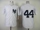 mlb new york yankees #44 reggie jackson white m&n 1977 jerseys