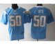 nike nfl san diego chargers #50 manti teo elite lt.blue jerseys