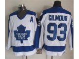 NHL Toronto Maple Leafs #93 Doug Gilmour White Blue CCM Throwbac