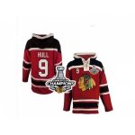 nhl chicago blackhawks #9 hull red [pullover hooded sweatshirt][