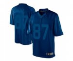 nike nfl indianapolis colts #87 wayne blue [drenched limited]
