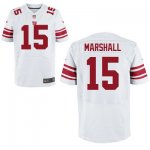 Men NFL New York Giants #15 Brandon Marshall Nike White Elite jerseys