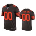 Cleveland Browns Custom Brown 100th Season Color Rush Legend Jersey
