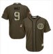 mlb majestic chicago cubs #9 javier baez green salute to service jerseys