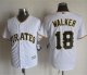 MLB Jersey Pittsburgh Pirates #18 Neil Walker White New Cool Bas