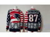 Nike New England Patriots #87 Rob Gronkowski Sweater