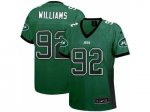 Women Nike New York Jets #92 Leonard Williams Green Drift Fashio