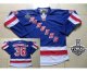 nhl new york rangers #36 zuccarello blue [2014 stanley cup]