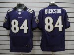 nike nfl baltimore ravens #84 dickson elite purple jerseys