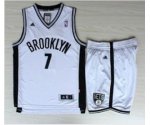 nba Brooklyn Nets #7 joe johnson white [revolution 30 swingman S