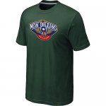 nab new orleans pelicans big & tall primary logo D.green T-Shirt