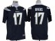 nike nfl san diego chargers #17 rivers black jerseys [game]