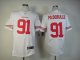 nike nfl san francisco 49ers #91 mcdonald elite white jerseys