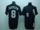 Baseball Jerseys chicago white sox #8 jackson black m&n