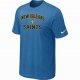 New Orleans Saints T-shirts light blue