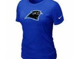Women Carolina Panthers Blue T-Shirts