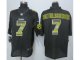 Nike Pittsburgh Steelers #7 Roethlisberger Black Strobe Jerseys
